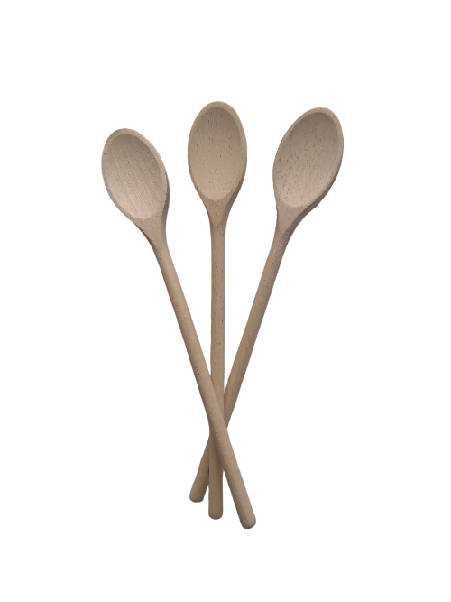 Natural Beechwood Oval Spoon by Citta Design