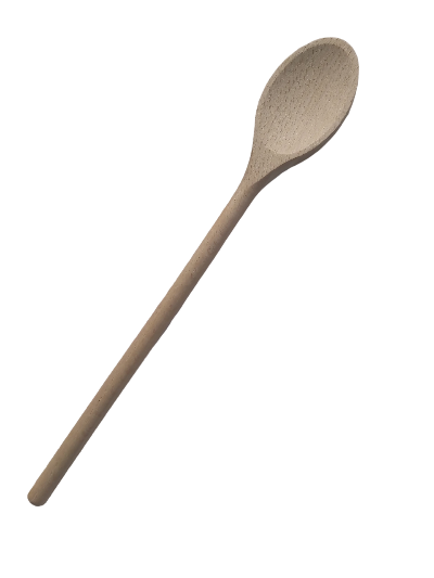 Natural Beechwood Oval Spoon by Citta Design