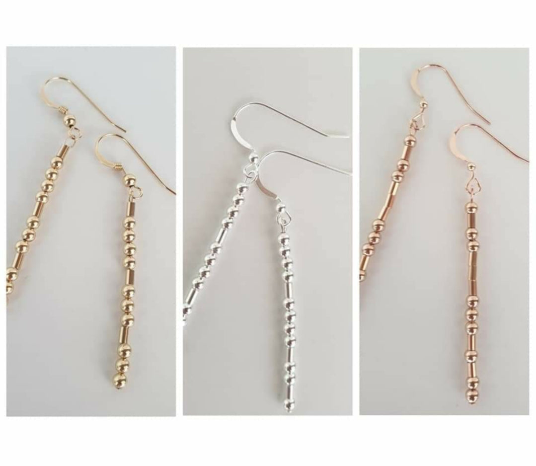 Morse Code Earrings by My Secret Message
