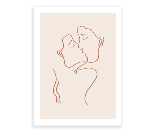 Love Lines - Wall Print by Lagom Design Studio