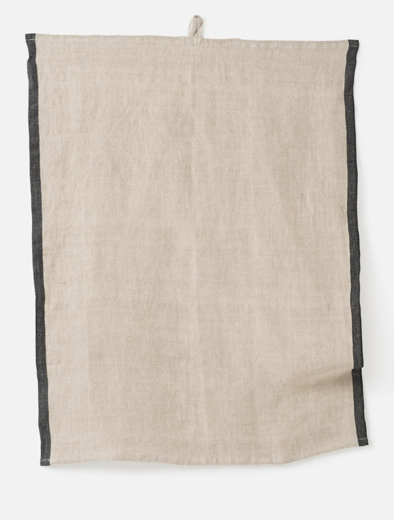 Selvedge Edge Linen Teatowel by Citta Design
