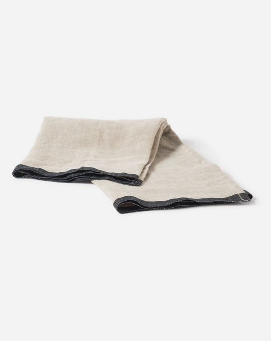 Selvedge Edge Linen Teatowel by Citta Design