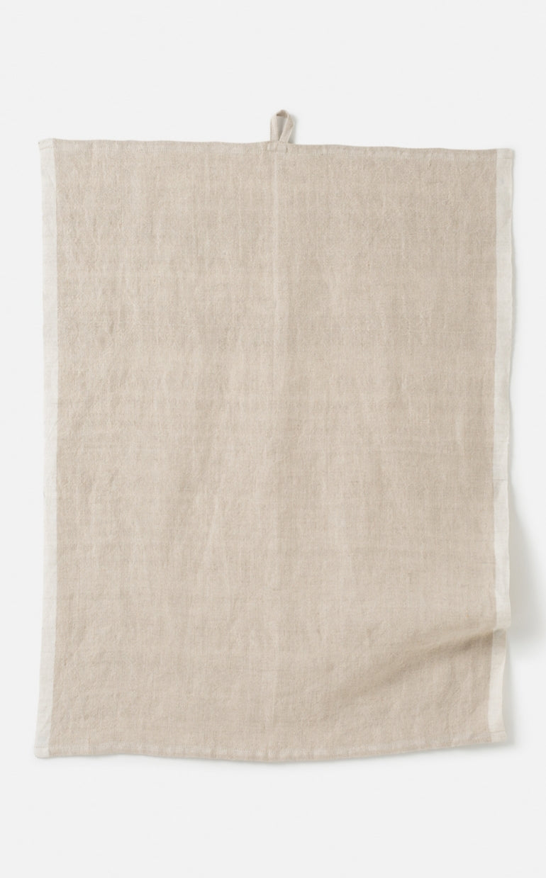 Selvedge Edge Linen Teatowel by Citta Design