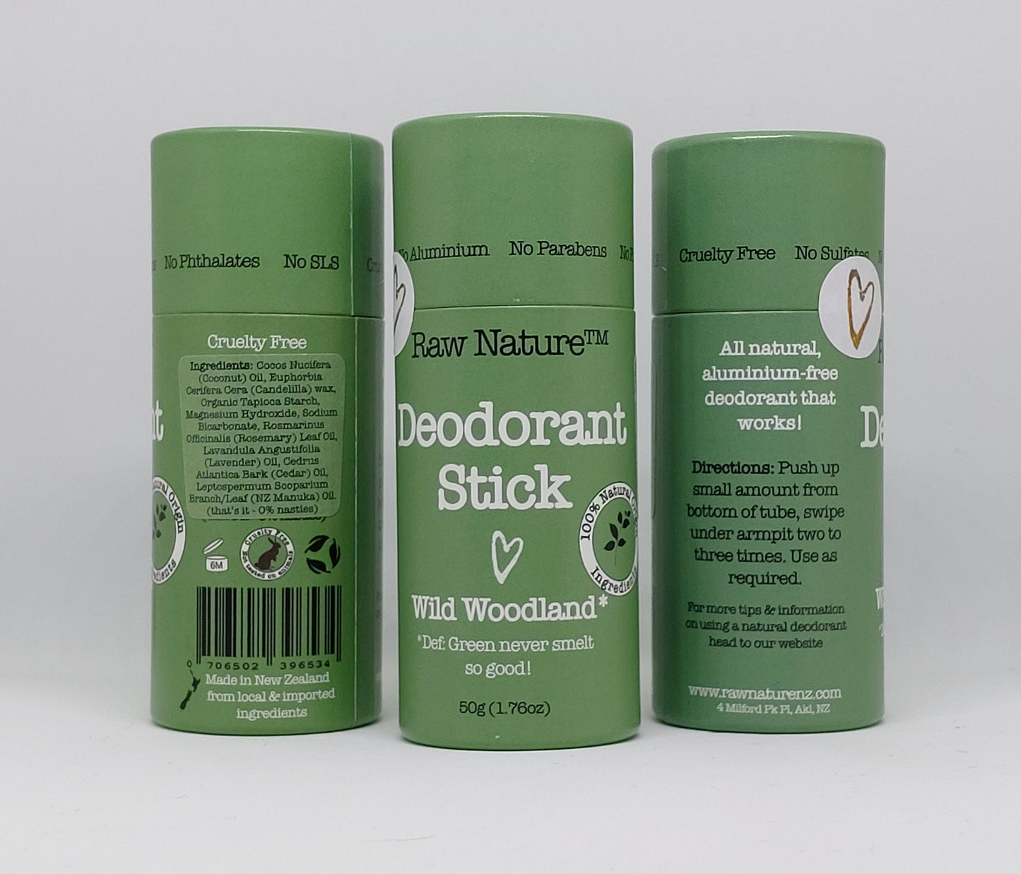 Zero Plastic Deodorant Stick by Raw Nature
