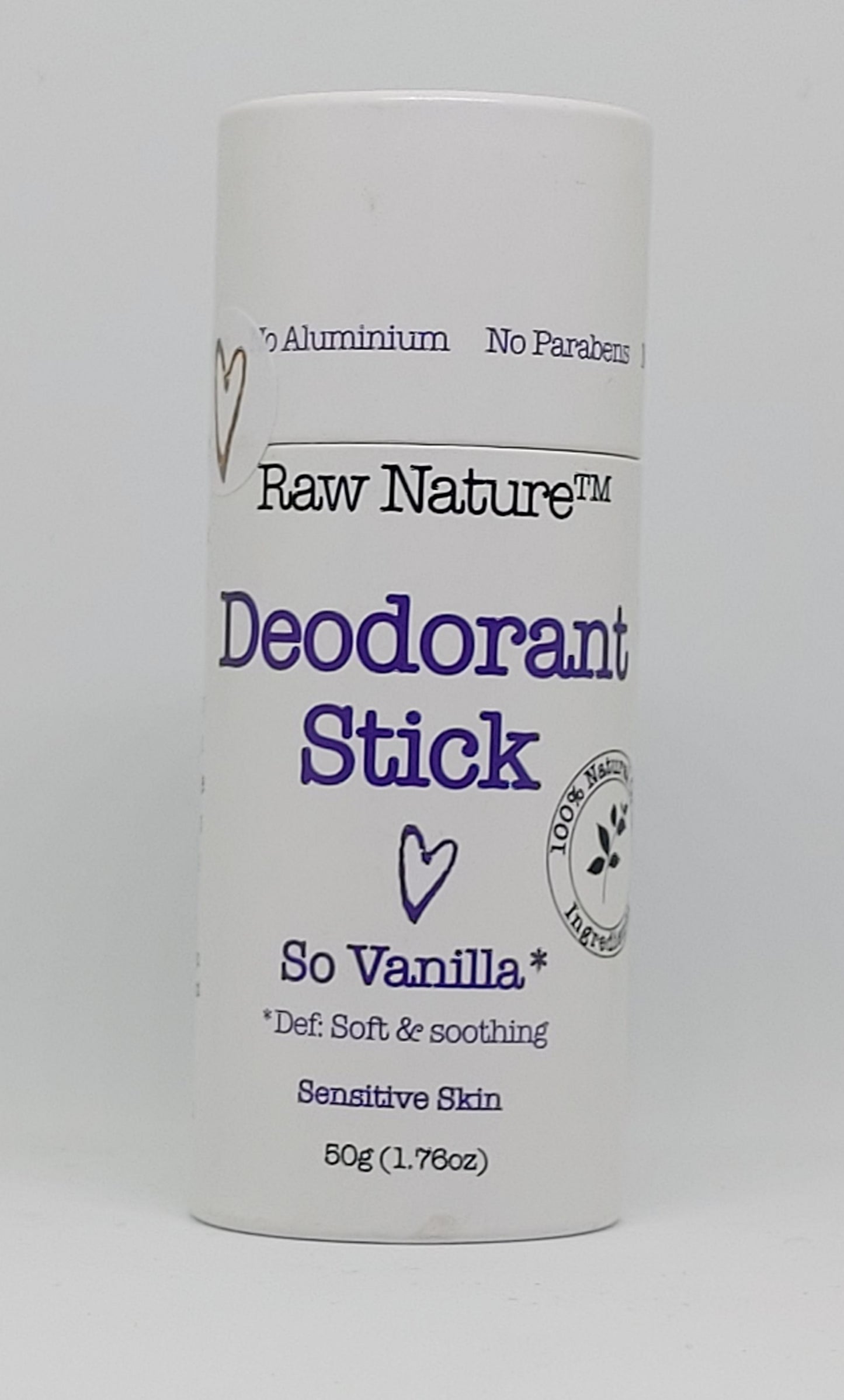 Zero Plastic Deodorant Stick by Raw Nature