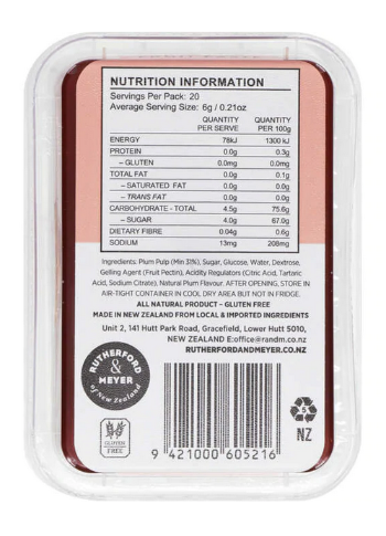 Plum Fruit Paste