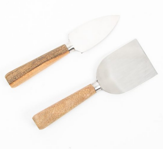 Mango Wood Cheese Knife Set by Trade Aid