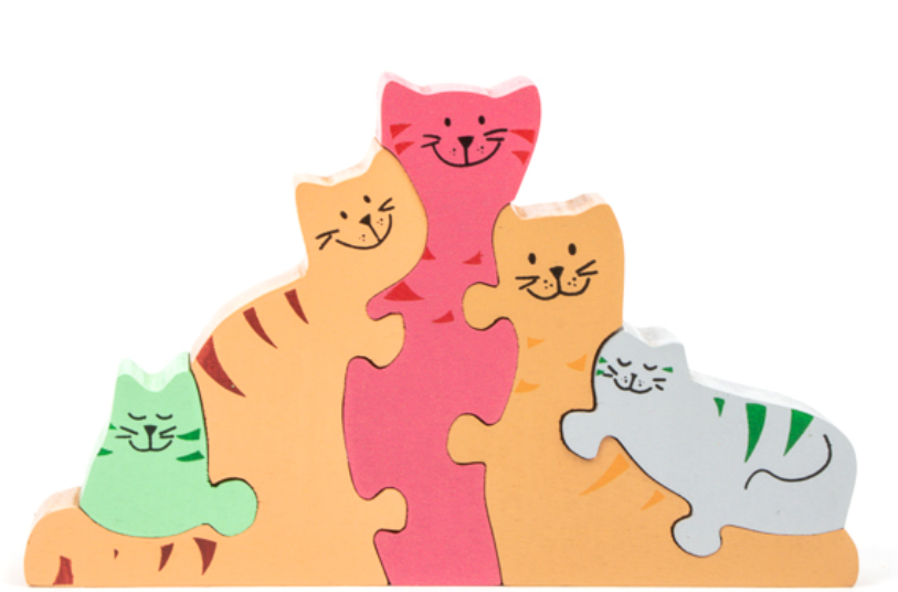 Cat Family 3D Puzzle by Trade Aid