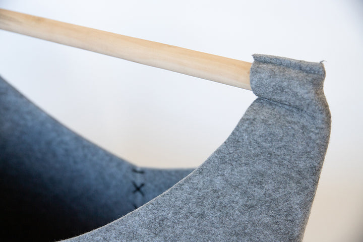 Wolf Felt Storage Bag ~ Small