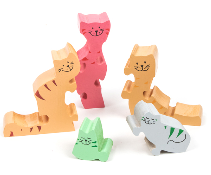 Cat Family 3D Puzzle by Trade Aid