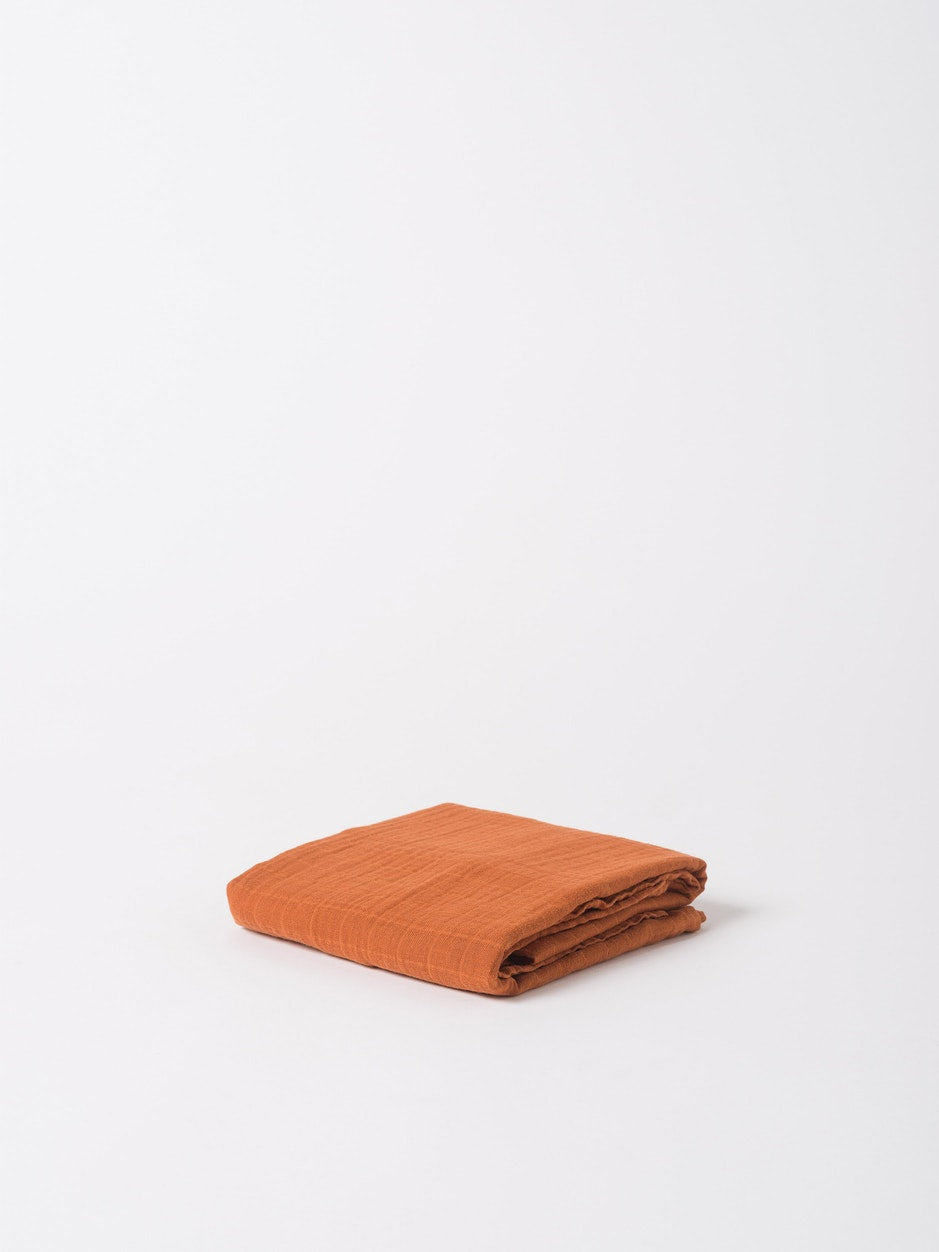 Organic Cotton Muslin Wrap 2 pack Mushroom by Citta Design