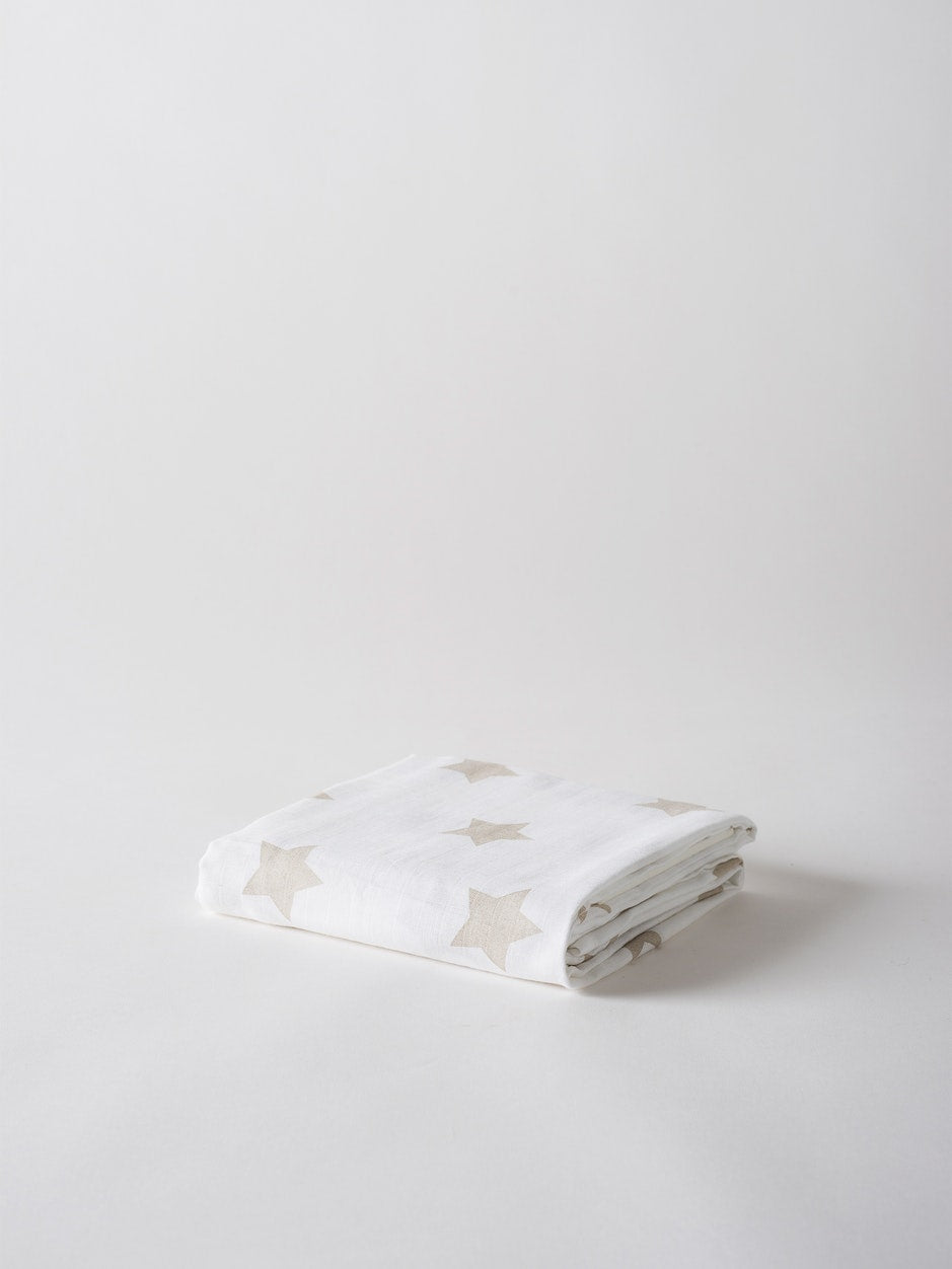 Organic Muslin Star Baby Wrap by Citta Design