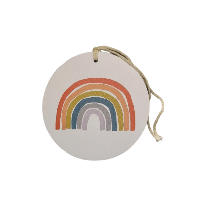Rainbow Gift Tag by Citta Design