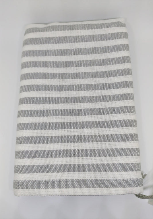 Classic Grey Stripe Tea Towel by Citta Design