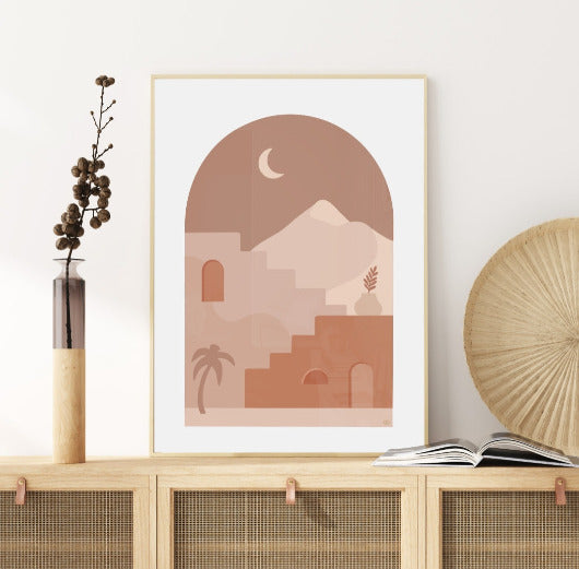 Marrakesh - Wall Print by Lagom Design Studio
