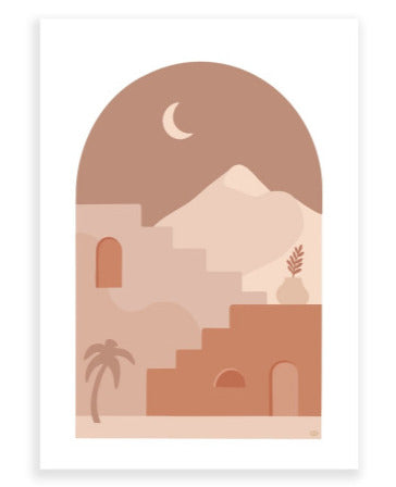 Marrakesh - Wall Print by Lagom Design Studio