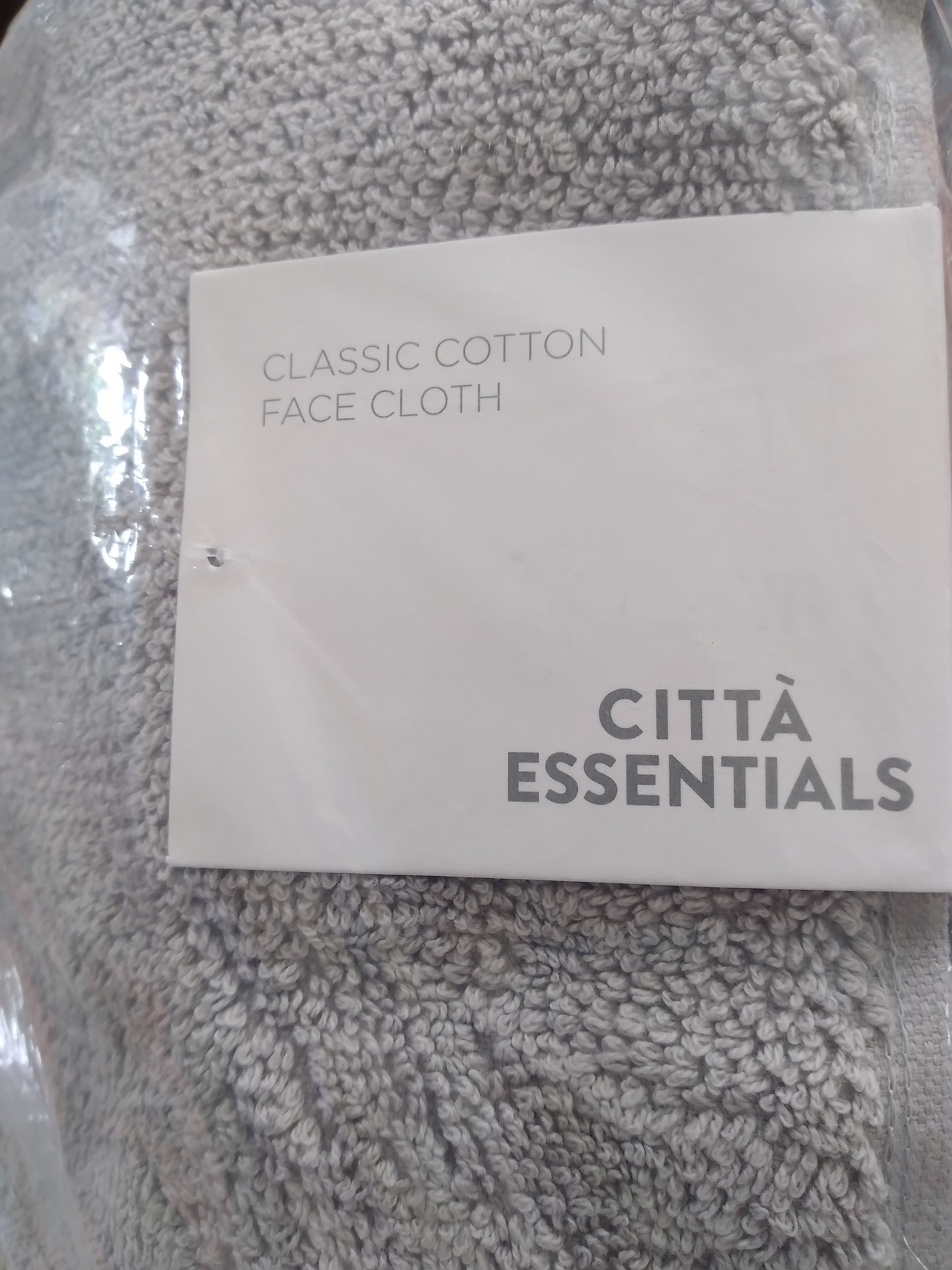 Classic Cotton Face Cloth by Citta Design