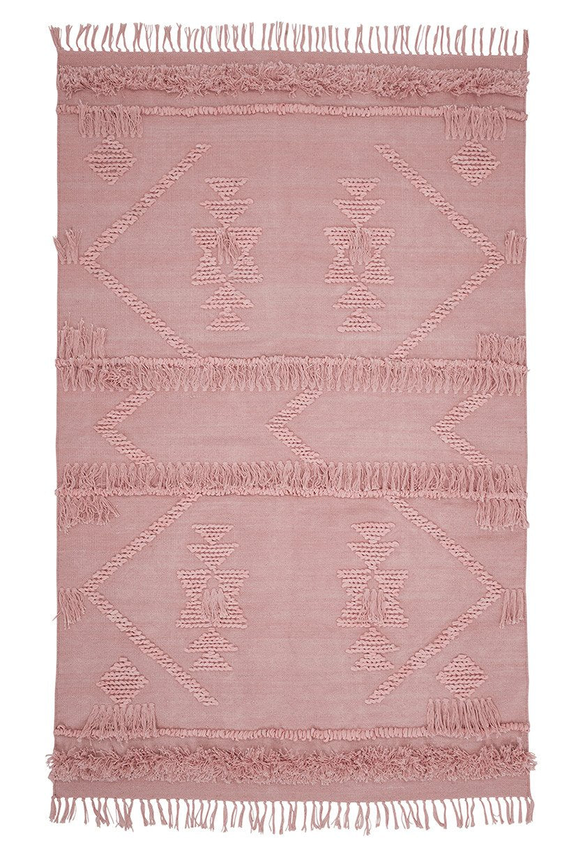 Fringe Rug - Pink - Strangers collective – Strangers Collective