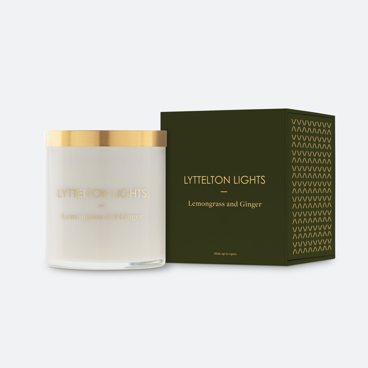 Lemongrass & Ginger Candle by Lyttelton lights