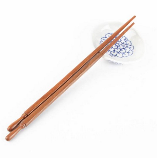 Jackwood Carved Top Chopsticks by TradeAid