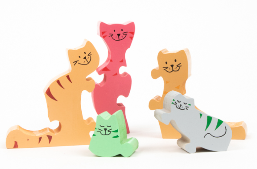 Cat Family 3D Puzzle by Trade Aid