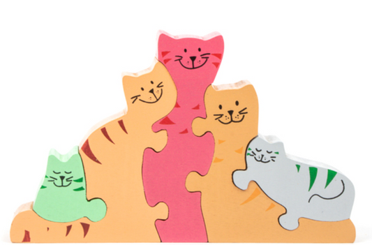 Cat Family 3D Puzzle by Trade Aid