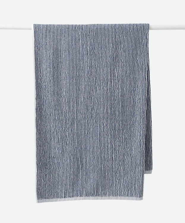 Organic Cotton Striped Bath Towel by Citta Design