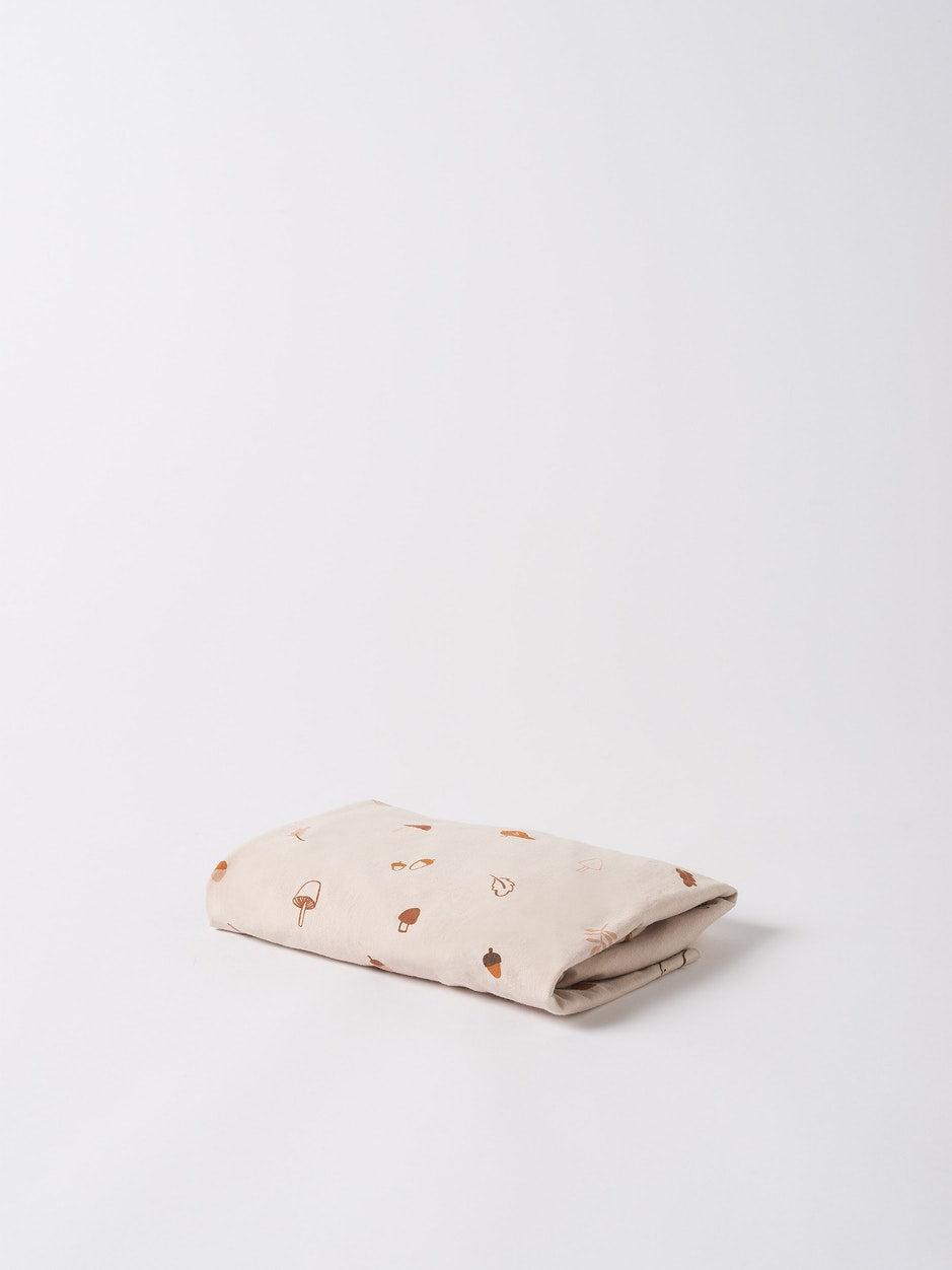 Organic Cotton Fitted Cot Sheet ~ Woodland by Citta Design